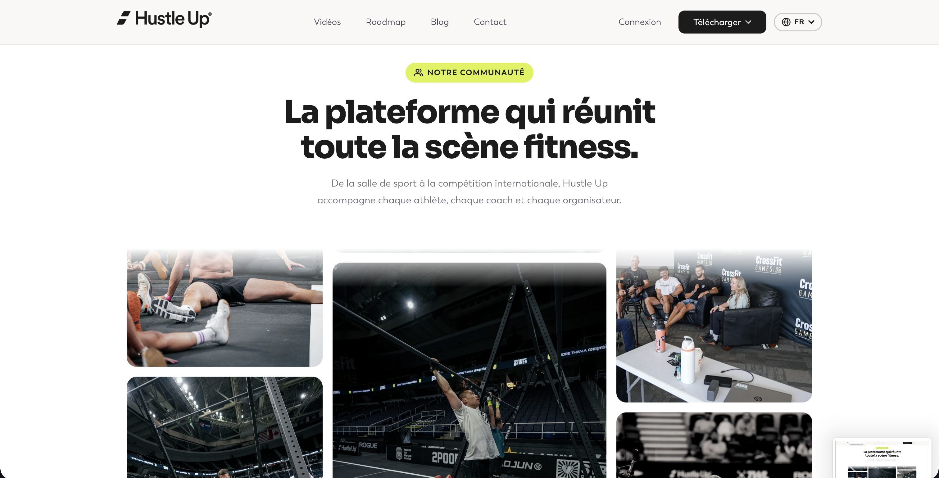 Hustle Up — Application Fitness