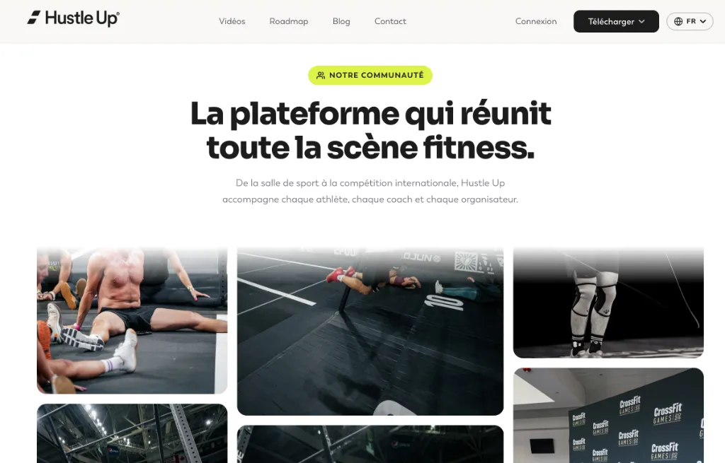 Hustle Up — Application Fitness